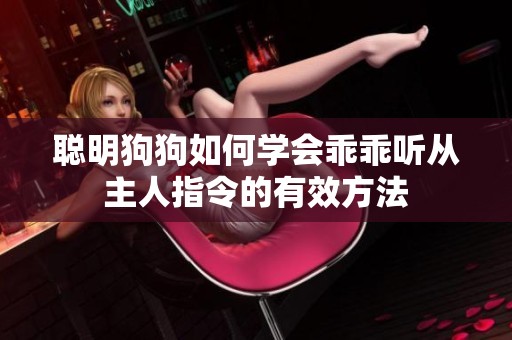 聪明狗狗如何学会乖乖听从主人指令的有效方法