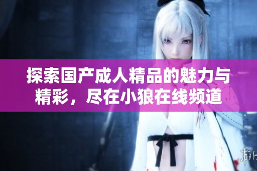 探索国产成人精品的魅力与精彩，尽在小狼在线频道