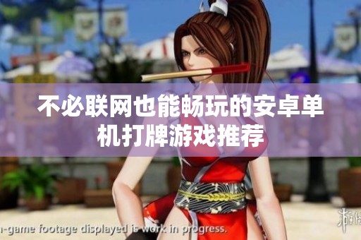 不必联网也能畅玩的安卓单机打牌游戏推荐