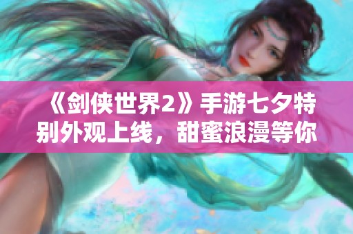 《剑侠世界2》手游七夕特别外观上线，甜蜜浪漫等你来探索！
