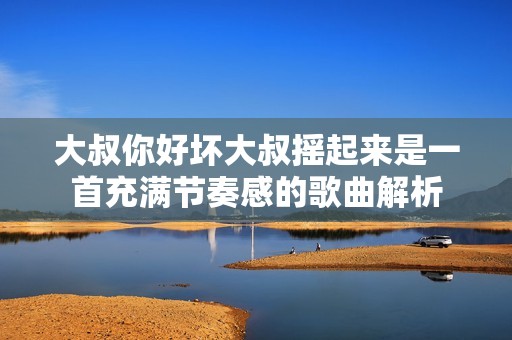 大叔你好坏大叔摇起来是一首充满节奏感的歌曲解析