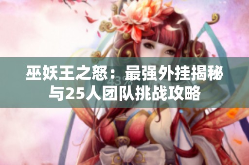 巫妖王之怒：最强外挂揭秘与25人团队挑战攻略