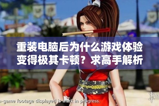 重装电脑后为什么游戏体验变得极其卡顿？求高手解析