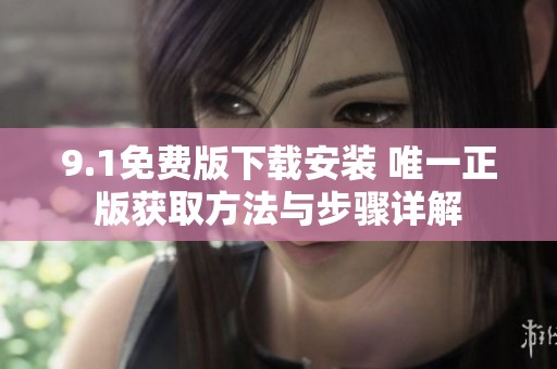9.1免费版下载安装 唯一正版获取方法与步骤详解