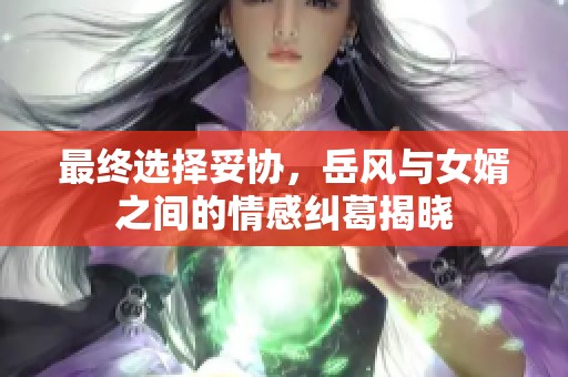 最终选择妥协，岳风与女婿之间的情感纠葛揭晓