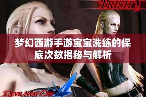 梦幻西游手游宝宝洗练的保底次数揭秘与解析