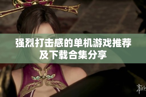 强烈打击感的单机游戏推荐及下载合集分享