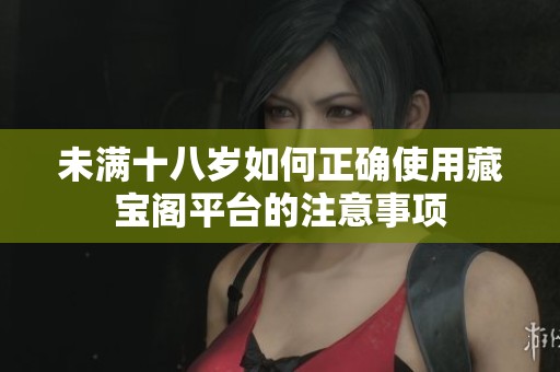 未满十八岁如何正确使用藏宝阁平台的注意事项