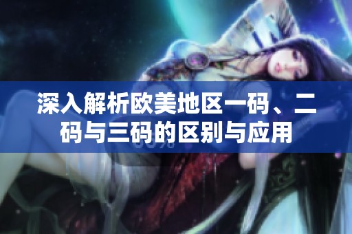 深入解析欧美地区一码、二码与三码的区别与应用