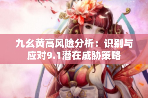 九幺黄高风险分析：识别与应对9.1潜在威胁策略