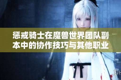惩戒骑士在魔兽世界团队副本中的协作技巧与其他职业的配合方法