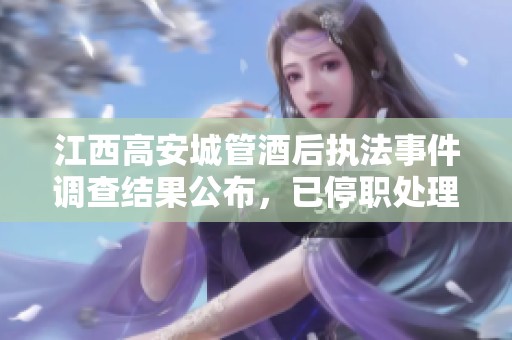 江西高安城管酒后执法事件调查结果公布，已停职处理