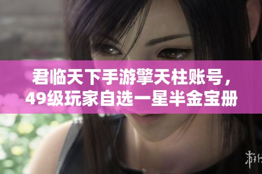 君临天下手游擎天柱账号，49级玩家自选一星半金宝册子分享
