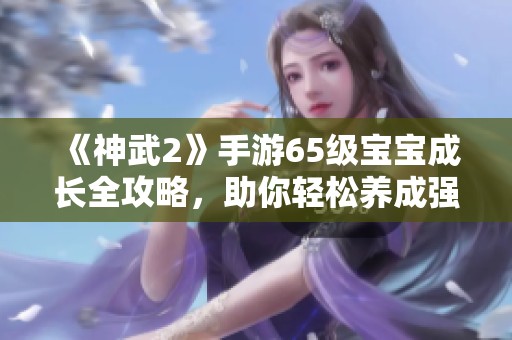 《神武2》手游65级宝宝成长全攻略，助你轻松养成强力宠物