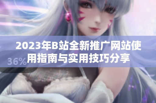 2023年B站全新推广网站使用指南与实用技巧分享