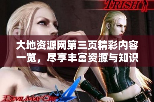 大地资源网第三页精彩内容一览，尽享丰富资源与知识分享