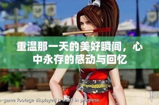 重温那一天的美好瞬间，心中永存的感动与回忆