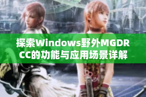 探索Windows野外MGDRCC的功能与应用场景详解