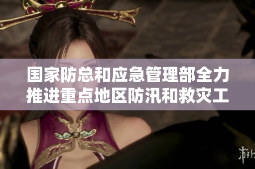 国家防总和应急管理部全力推进重点地区防汛和救灾工作