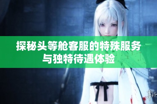 探秘头等舱客服的特殊服务与独特待遇体验