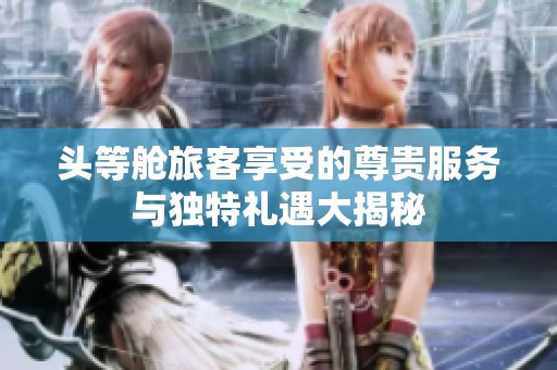 头等舱旅客享受的尊贵服务与独特礼遇大揭秘