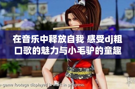 在音乐中释放自我 感受dj粗口歌的魅力与小毛驴的童趣