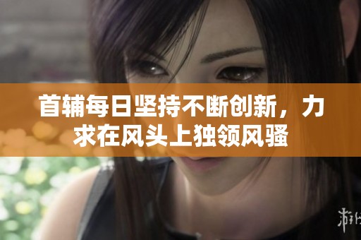 首辅每日坚持不断创新，力求在风头上独领风骚