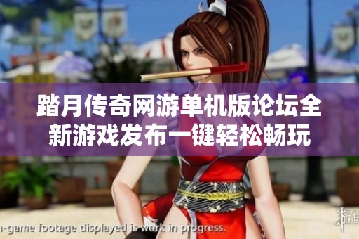 踏月传奇网游单机版论坛全新游戏发布一键轻松畅玩