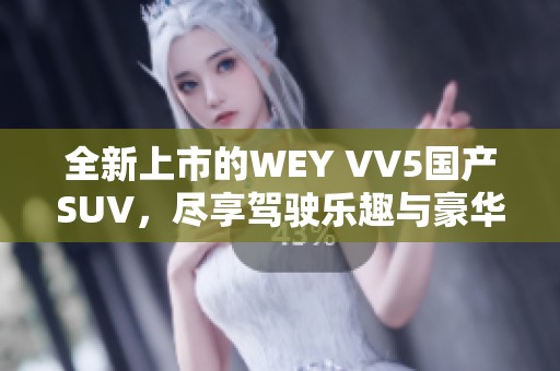 全新上市的WEY VV5国产SUV，尽享驾驶乐趣与豪华配置