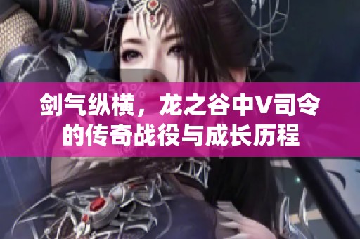 剑气纵横，龙之谷中V司令的传奇战役与成长历程
