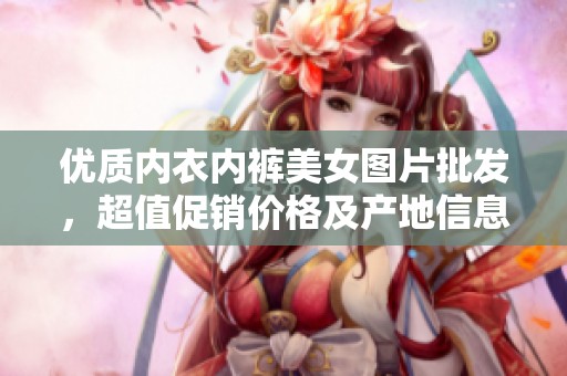 优质内衣内裤美女图片批发，超值促销价格及产地信息分享