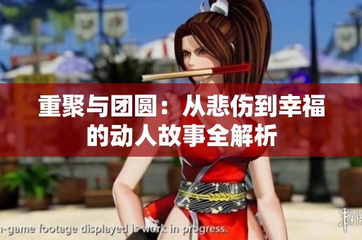 重聚与团圆：从悲伤到幸福的动人故事全解析