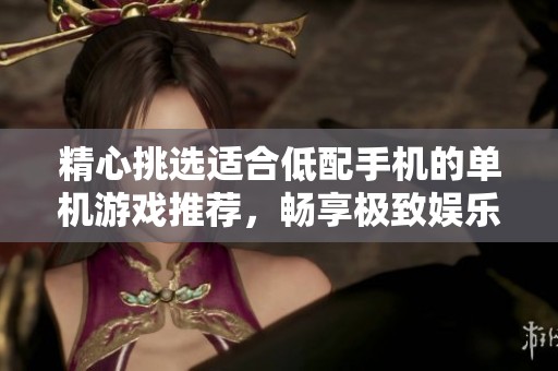 精心挑选适合低配手机的单机游戏推荐，畅享极致娱乐体验