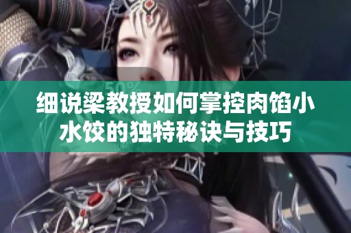 细说梁教授如何掌控肉馅小水饺的独特秘诀与技巧