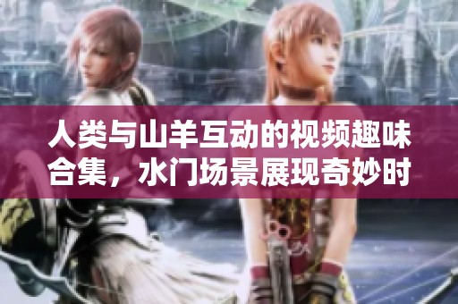 人类与山羊互动的视频趣味合集，水门场景展现奇妙时刻