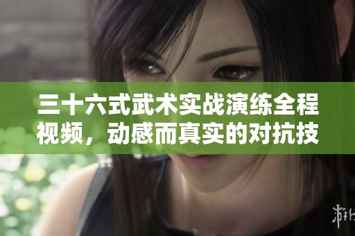 三十六式武术实战演练全程视频，动感而真实的对抗技巧展示