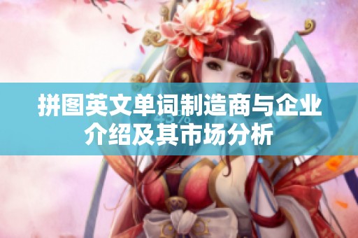 拼图英文单词制造商与企业介绍及其市场分析