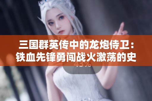 三国群英传中的龙炮侍卫：铁血先锋勇闯战火激荡的史诗世界