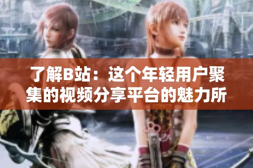 了解B站：这个年轻用户聚集的视频分享平台的魅力所在