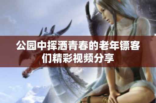 公园中挥洒青春的老年镖客们精彩视频分享