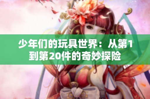 少年们的玩具世界：从第1到第20件的奇妙探险