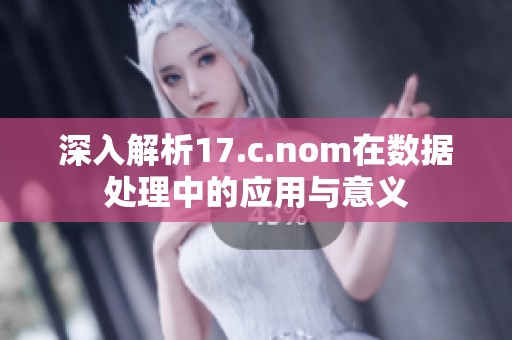 深入解析17.c.nom在数据处理中的应用与意义