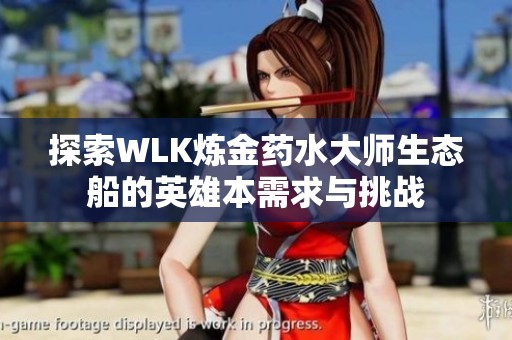 探索WLK炼金药水大师生态船的英雄本需求与挑战
