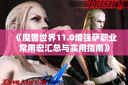 《魔兽世界11.0增强萨职业常用宏汇总与实用指南》