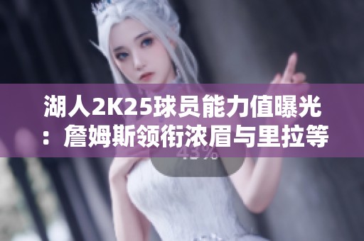 湖人2K25球员能力值曝光：詹姆斯领衔浓眉与里拉等人表现如何