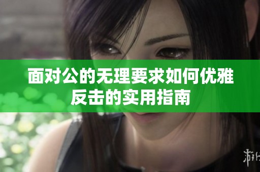 面对公的无理要求如何优雅反击的实用指南