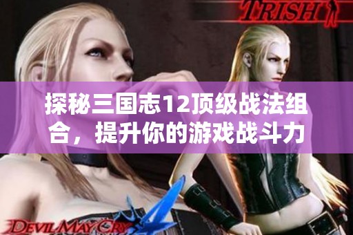 探秘三国志12顶级战法组合，提升你的游戏战斗力
