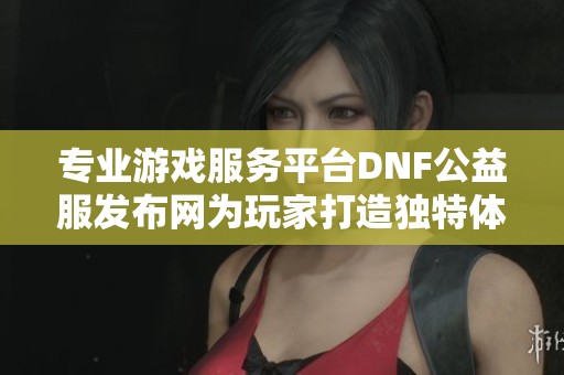 专业游戏服务平台DNF公益服发布网为玩家打造独特体验