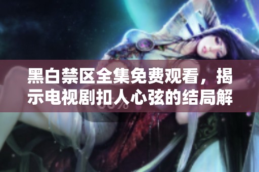 黑白禁区全集免费观看，揭示电视剧扣人心弦的结局解析