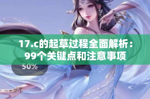 17.c的起草过程全面解析：99个关键点和注意事项